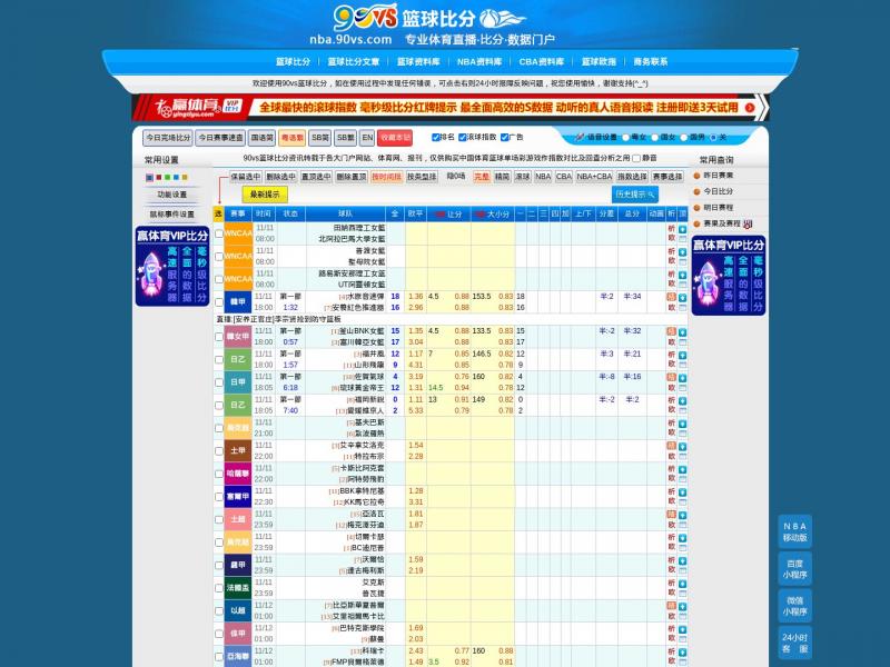 【90vs篮球比分】实时为篮球球迷提供篮球比分_90vs篮球比分频道<b>※</b>2024年11月11日网站截图