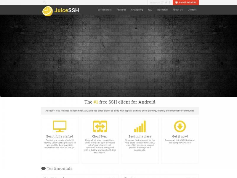 【JuiceSSH】Android免费SSH客户端-juicessh<b>※</b>2024年11月15日网站截图