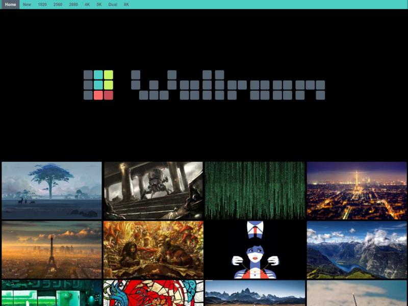 【Wallroom】HD/4K/5K Resolution Wallpapers/Backgrounds ▪ Wallroom.io<b>※</b>2024年11月03日网站截图