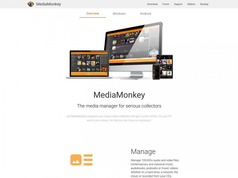 【MediaMonkey】音乐管理器和CD Ripper视频播放器_MediaMonkey<b>※</b>2024年11月08日网站截图