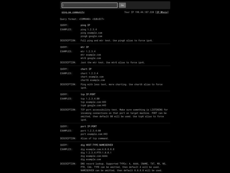 【Ping测速】全球网络Ping测速<b>※</b>2024年04月21日网站截图