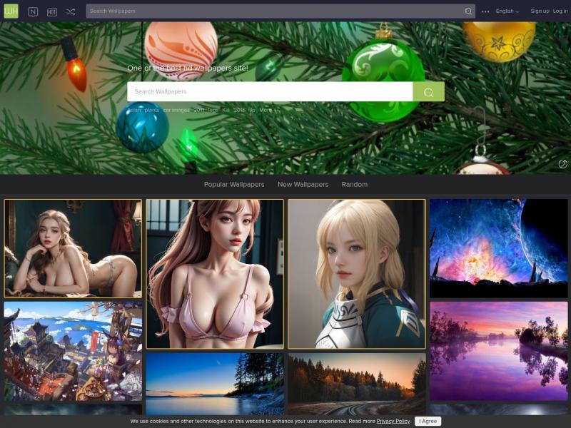 【WallHere】免费壁纸高清壁纸<b>※</b>2024年04月27日网站截图